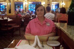 Mom Waiting for Her Birthday Dinner